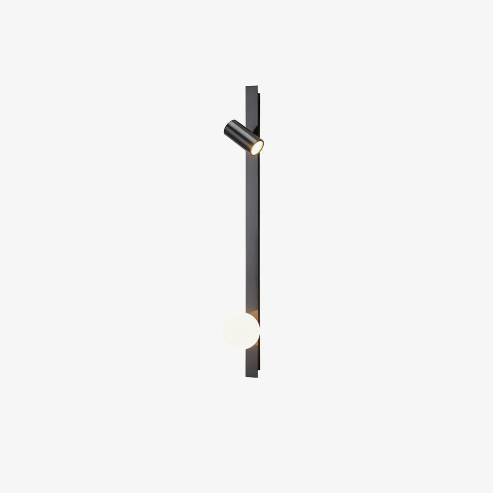 Aloz Brass Glass Minimalist Wall Light