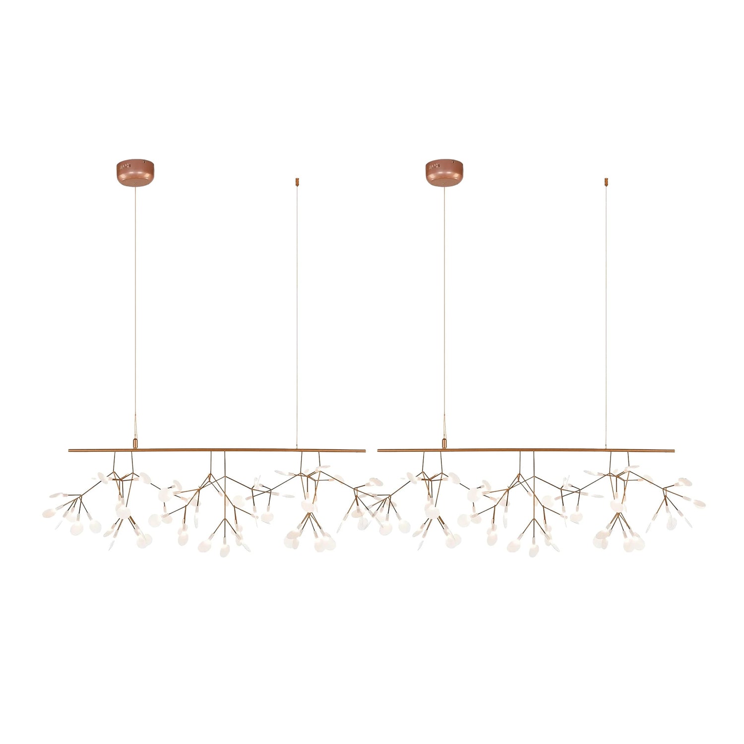 Brenwen Chandelier LED Branch Long Linear Artistic