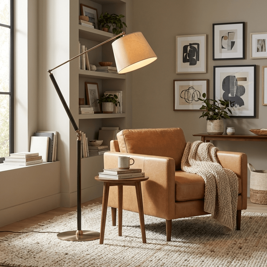 Veyron Adjustable Arm Floor Lamp