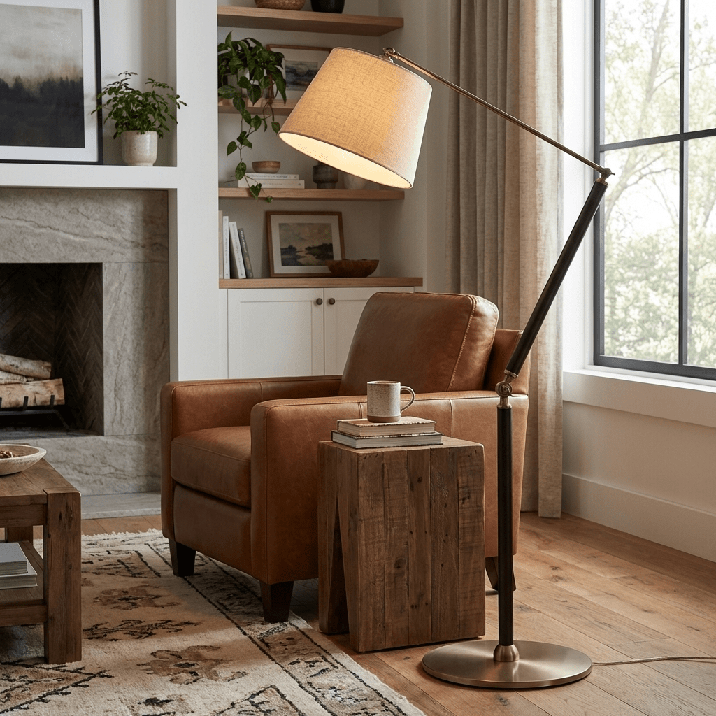 Veyron Adjustable Arm Floor Lamp