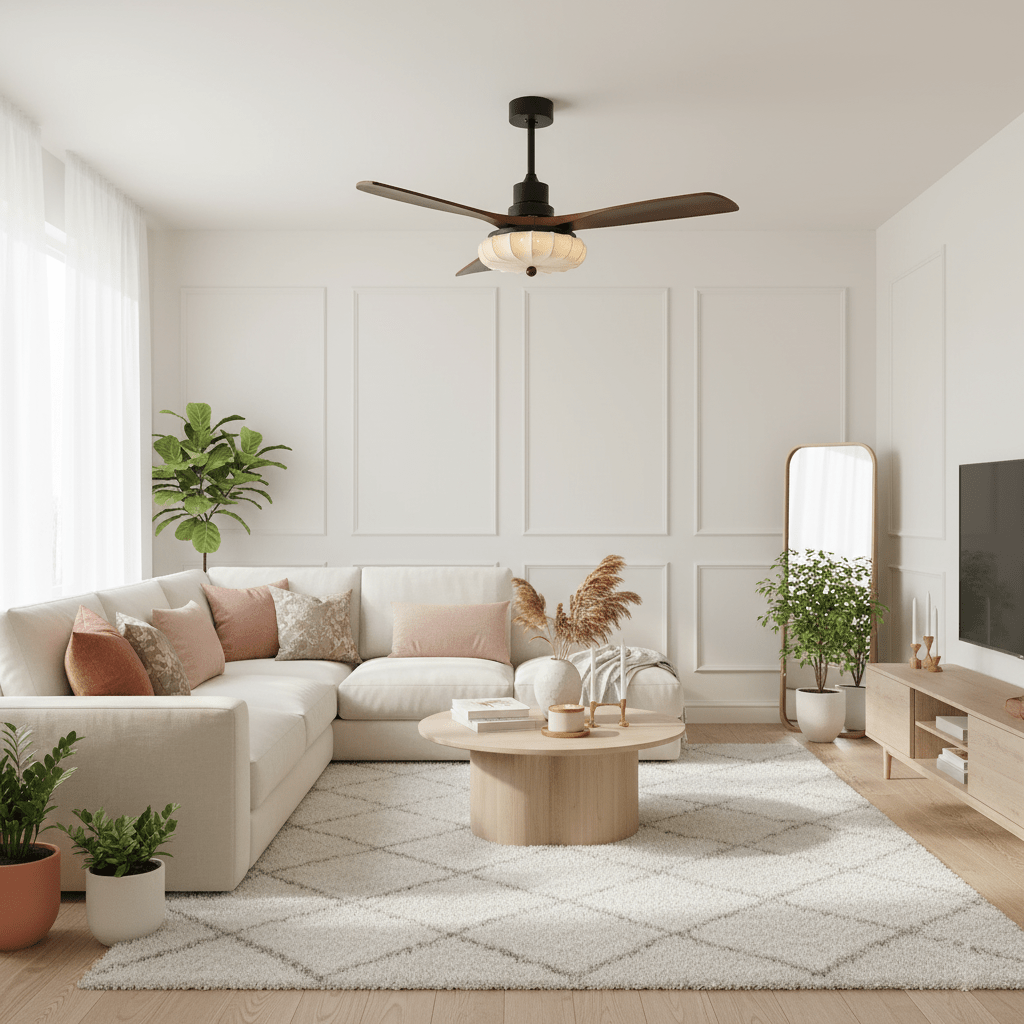 Solstead Lotus Bloom Ceiling Fan Light