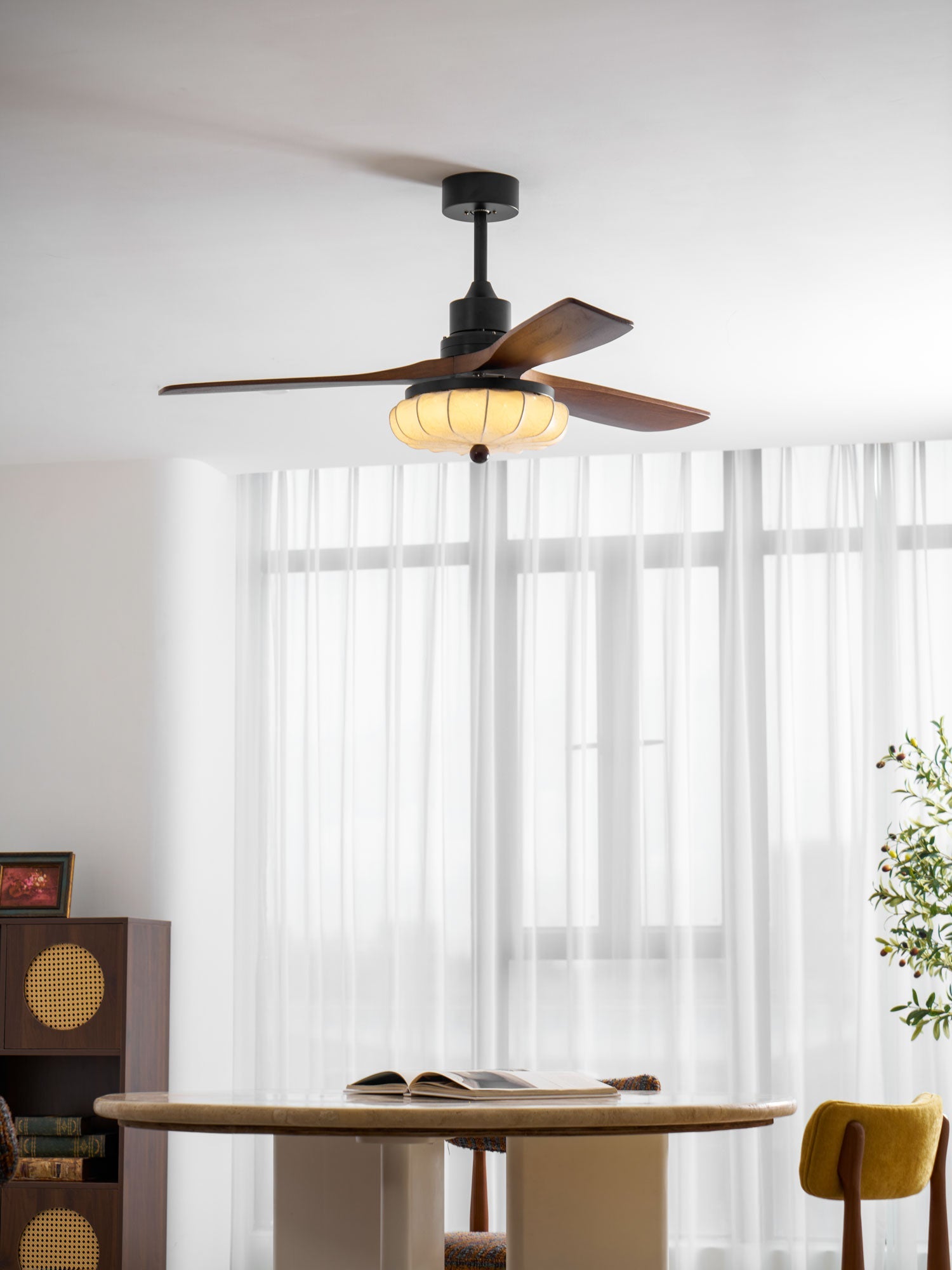 Solstead Lotus Bloom Ceiling Fan Light