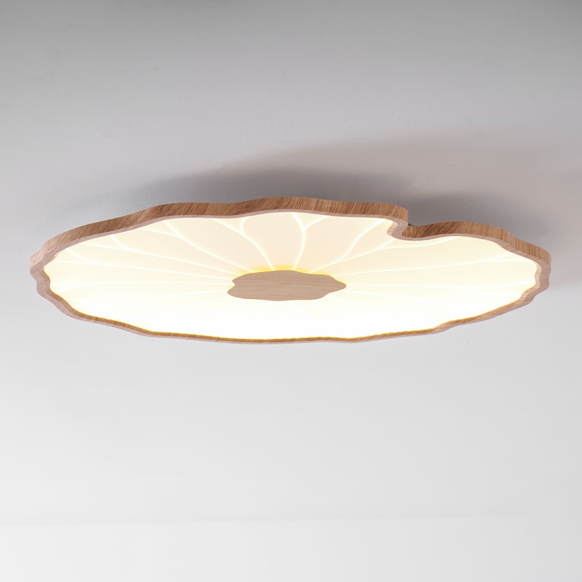 Miramere Lotus Leaf Acrylic Flush Mount Ceiling Light