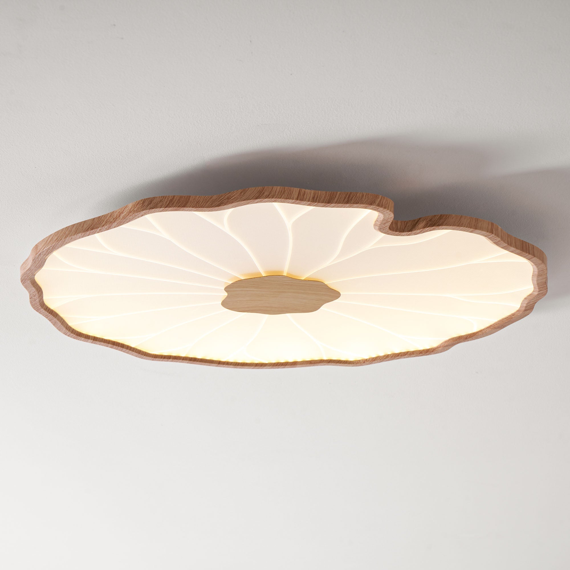 Miramere Lotus Leaf Acrylic Flush Mount Ceiling Light
