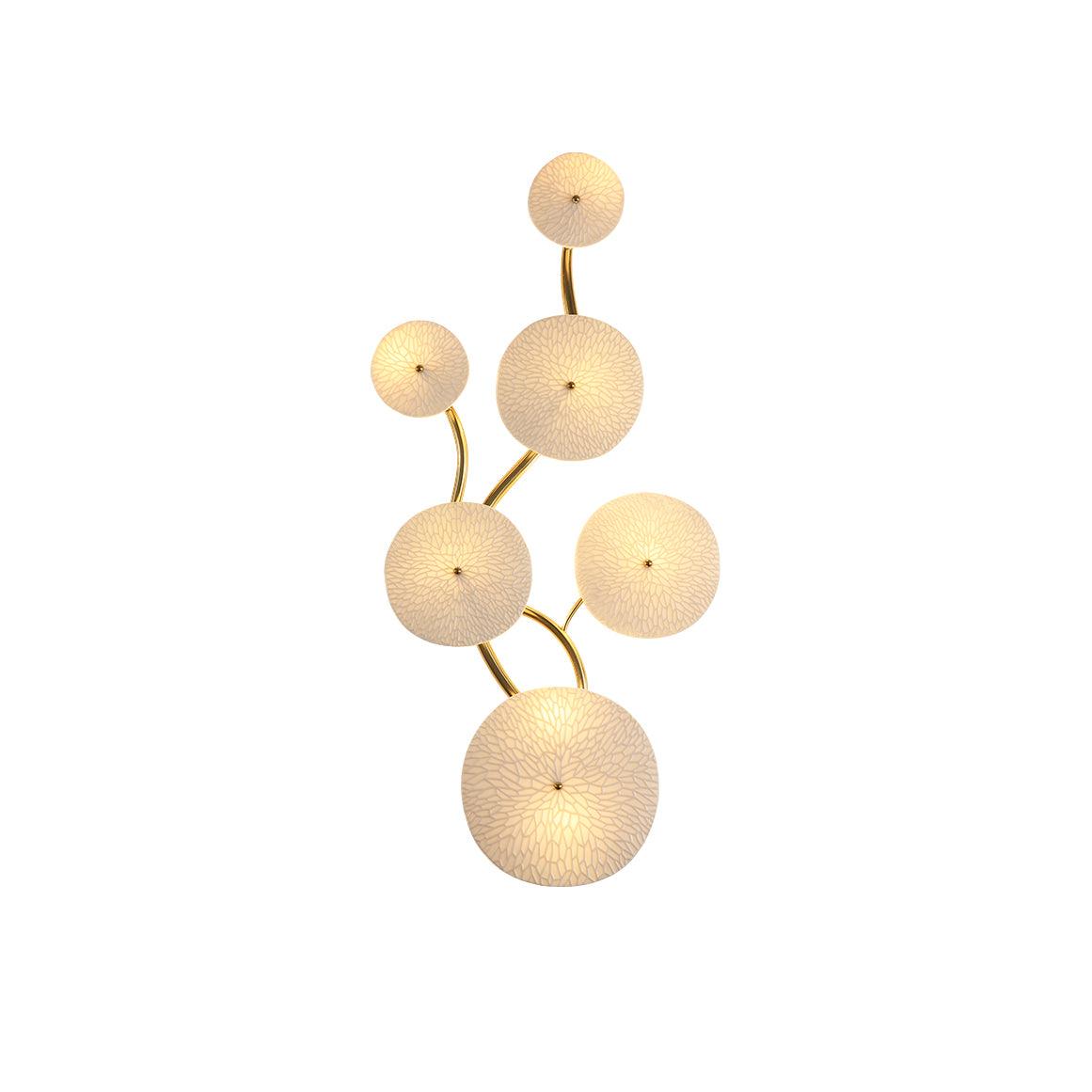 Fairhaven Lotus Petal Indoor Wall Light