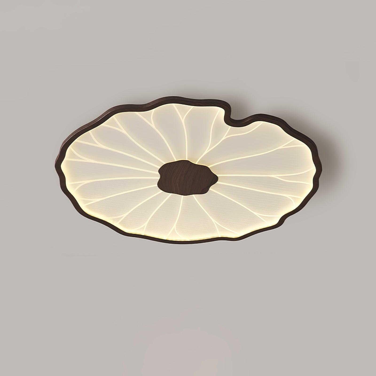 Miramere Lotus Leaf Acrylic Flush Mount Ceiling Light