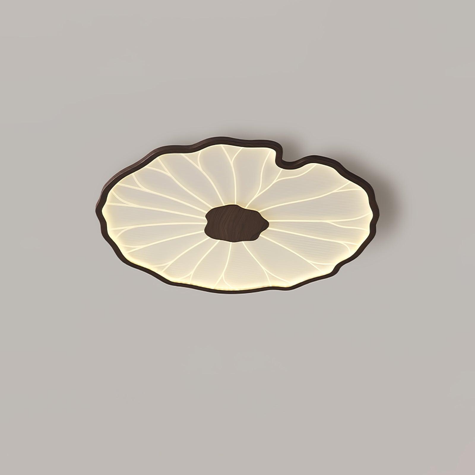 Miramere Lotus Leaf Acrylic Flush Mount Ceiling Light