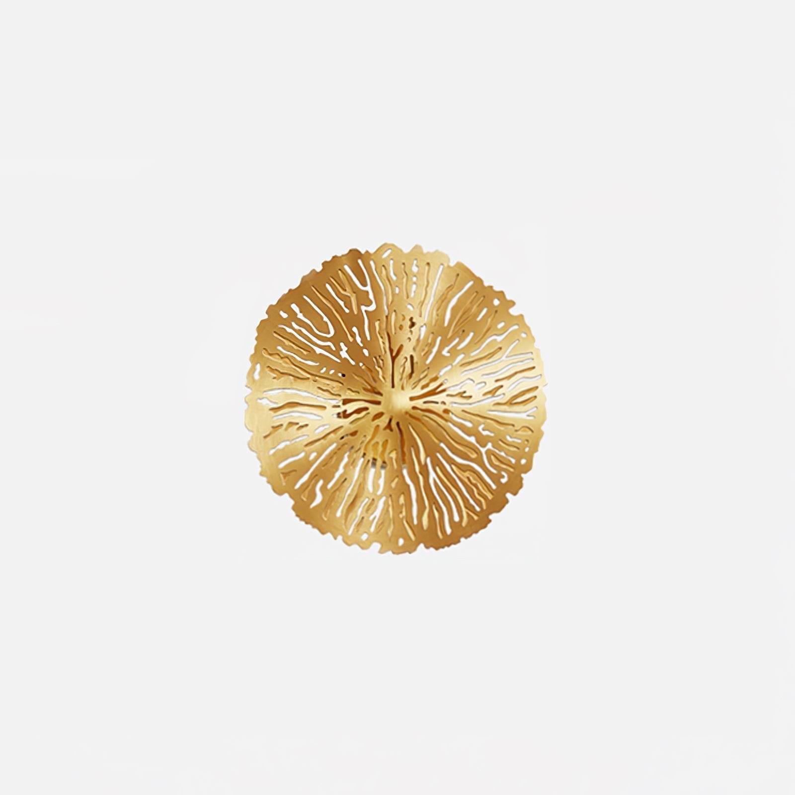 Rylso Wall Lamp Lotus Leaf Brass