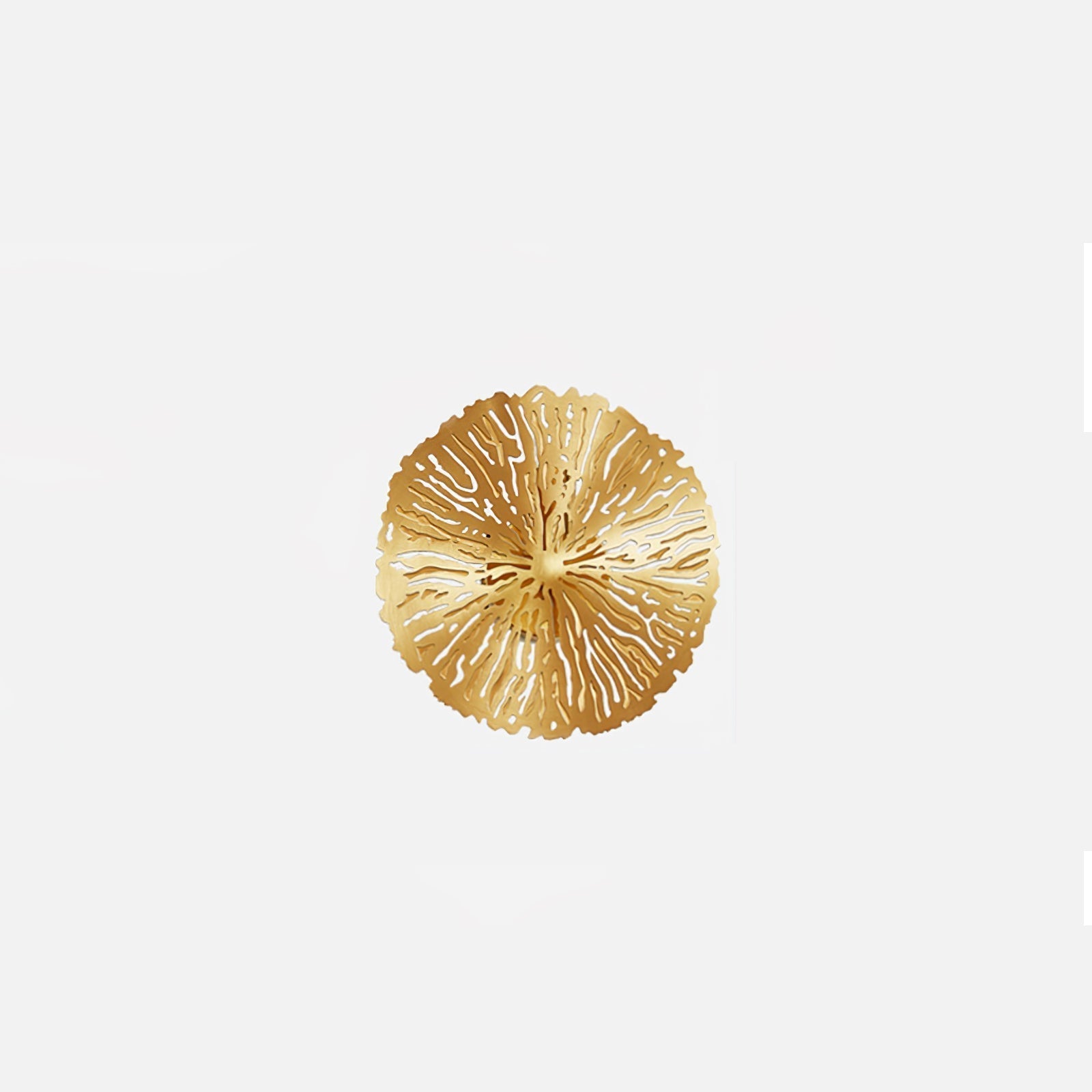 Rylso Wall Lamp Lotus Leaf Brass