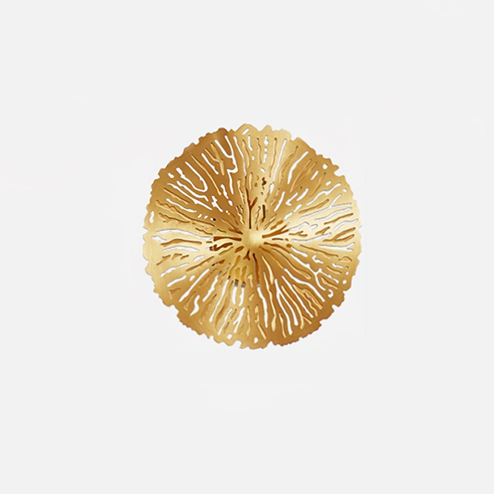Rylso Wall Lamp Lotus Leaf Brass