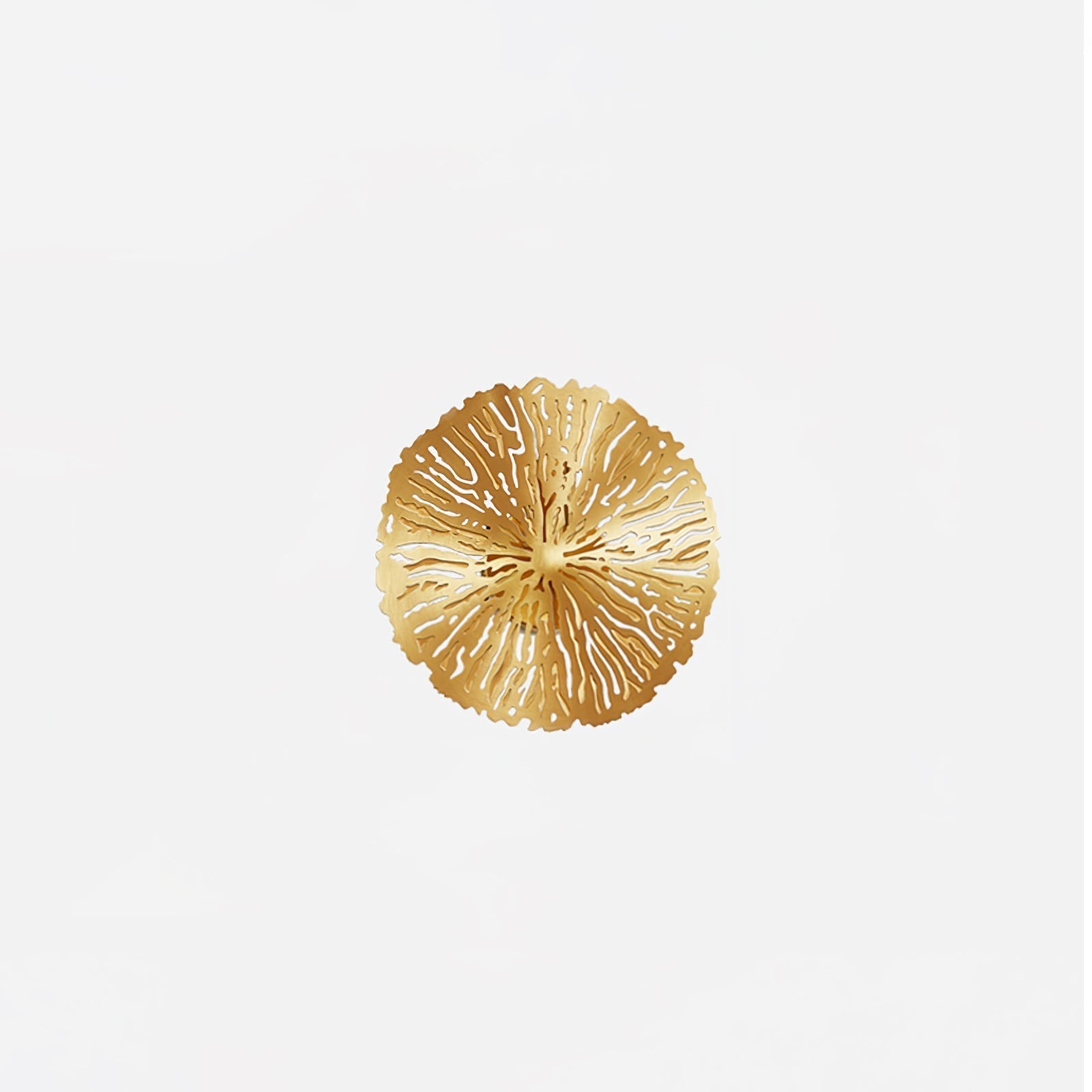 Rylso Wall Lamp Lotus Leaf Brass