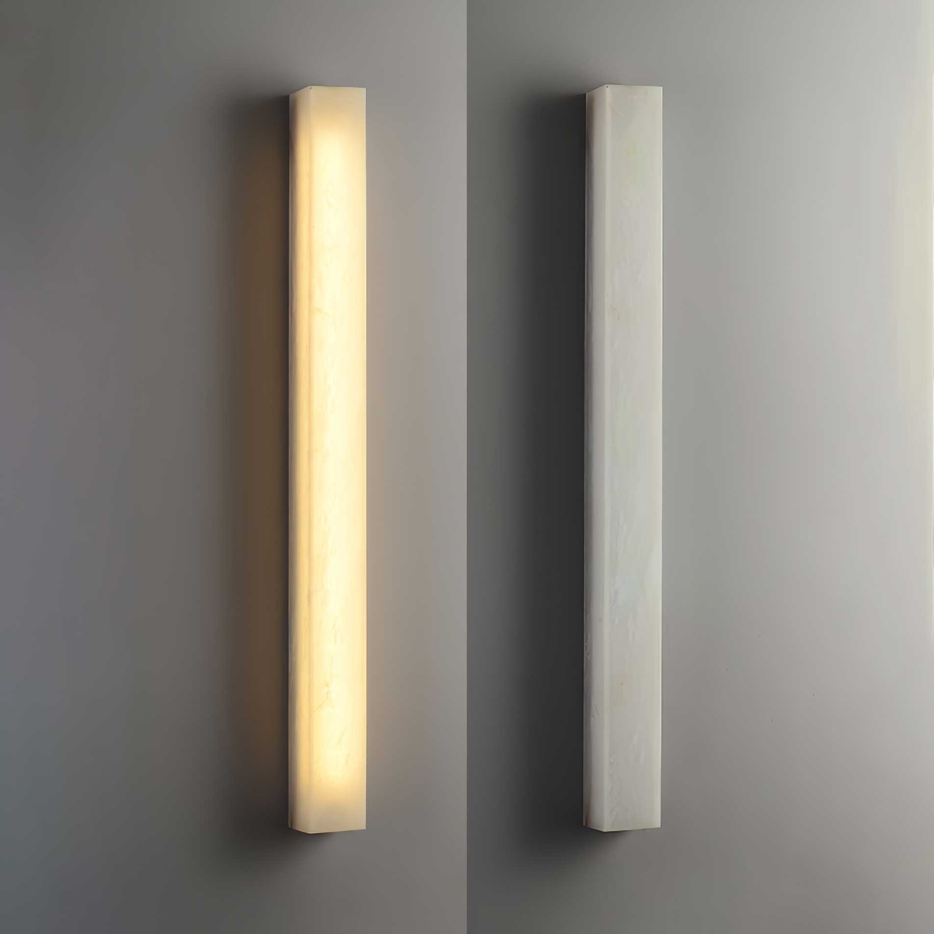 Alborella Cylindrical Alabaster Wall Light