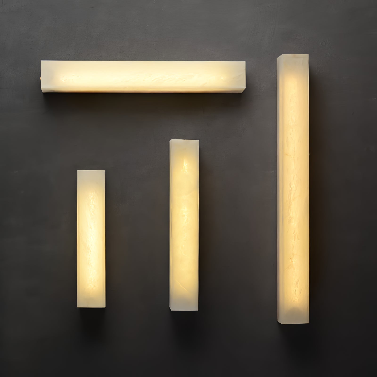 Alborella Cylindrical Alabaster Wall Light