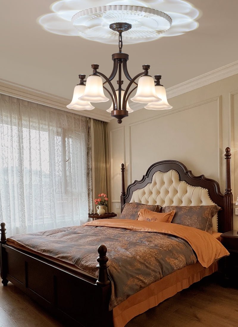 Viloros Traditional Premium Bell Glass Chandelier