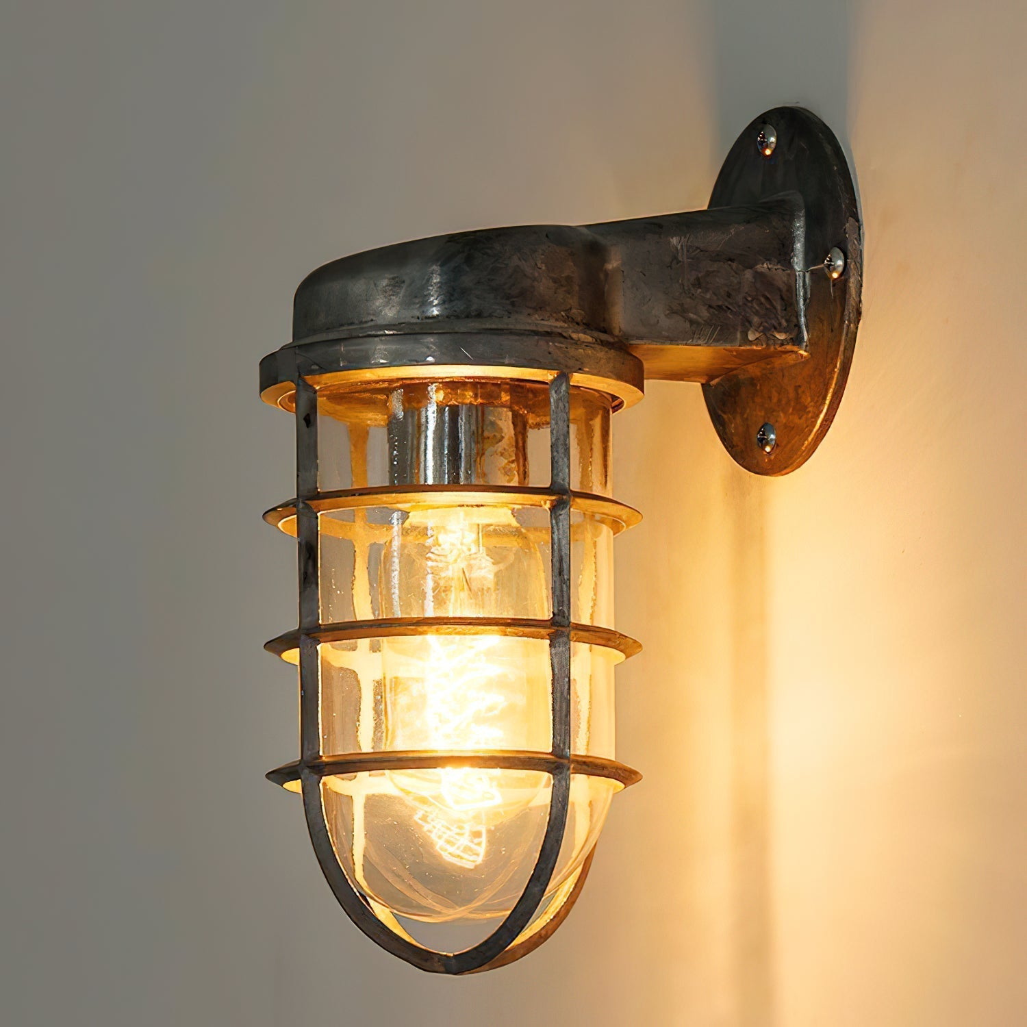 Ozorel Vintage Unique Glass Wall Lamp