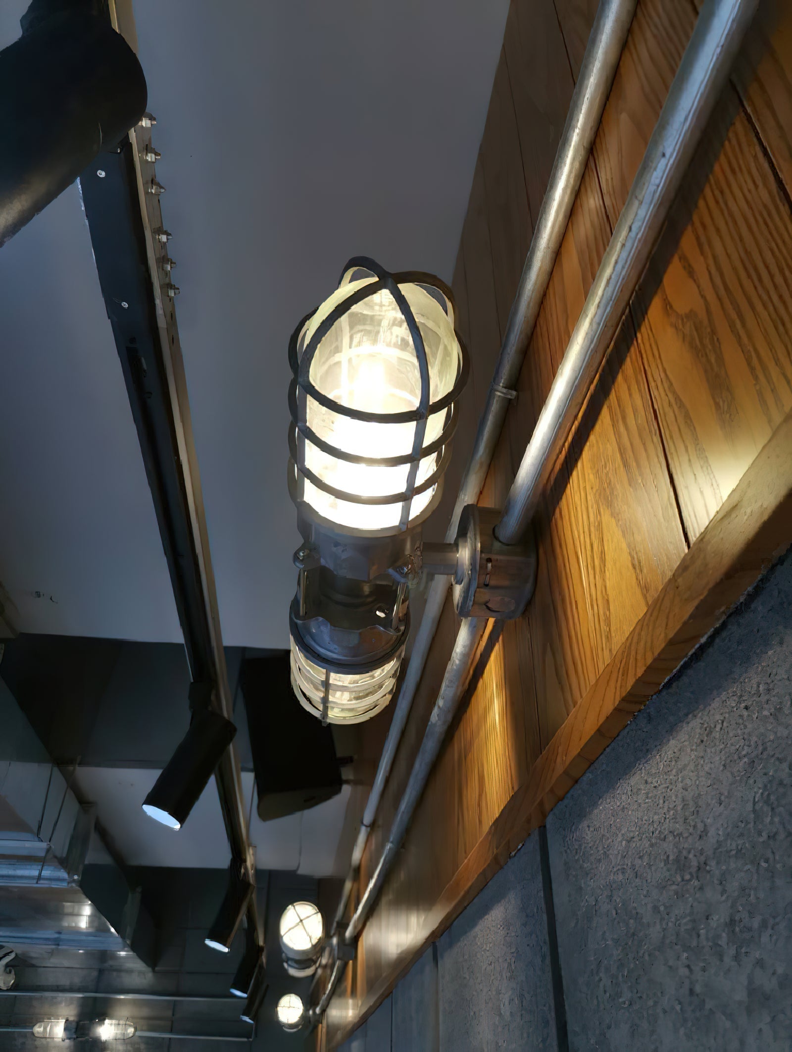 Ozorel Vintage Unique Glass Wall Lamp
