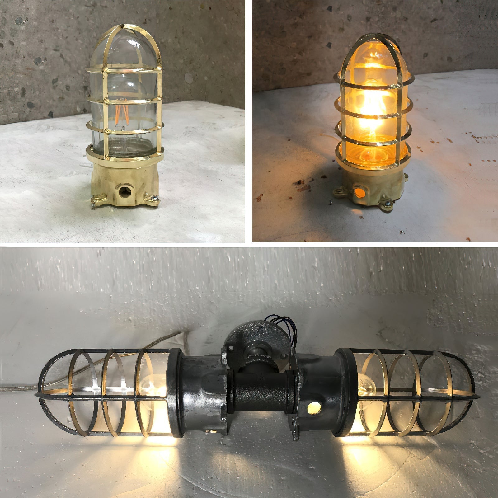 Ozorel Vintage Unique Glass Wall Lamp