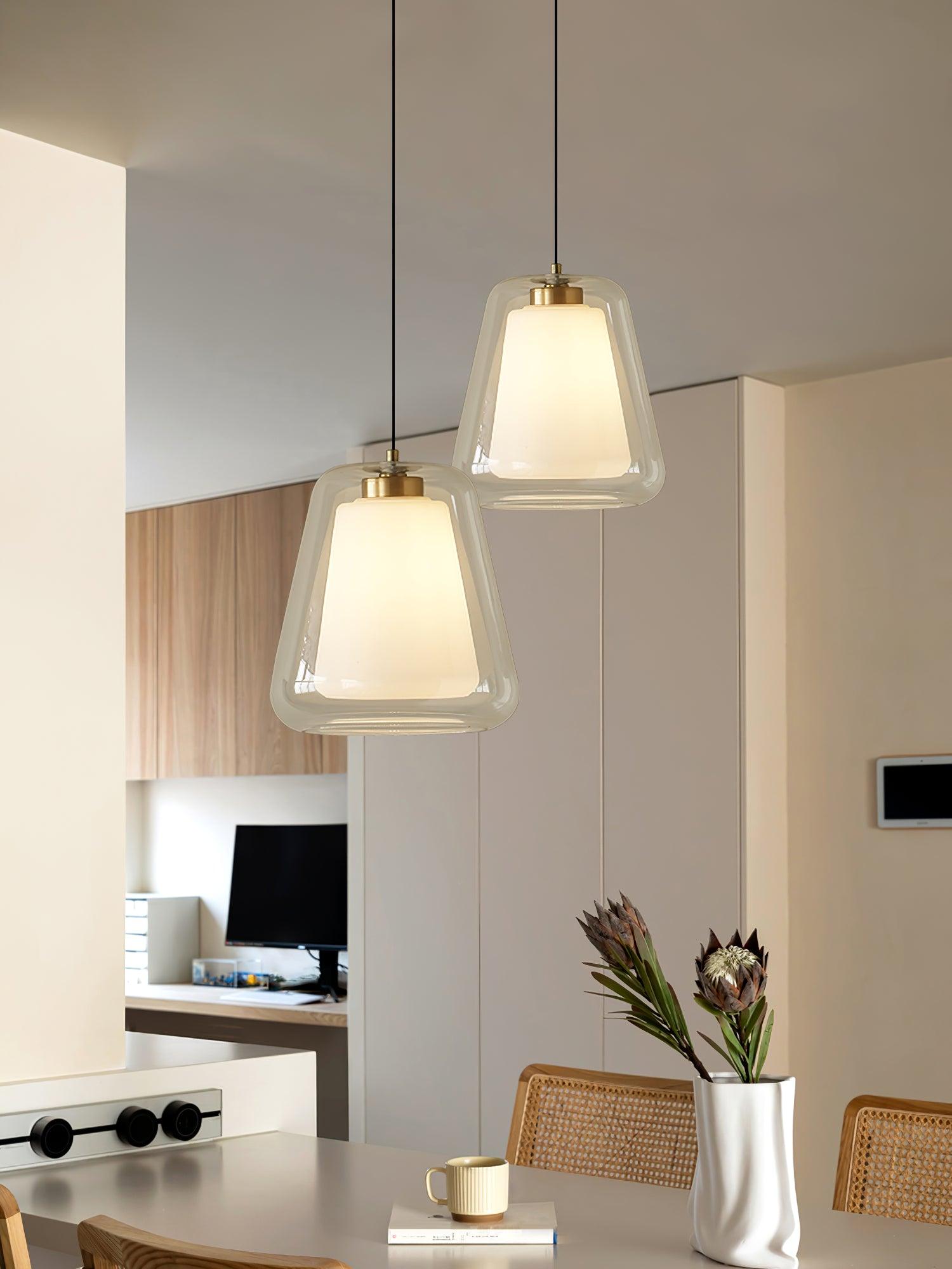 Ate Gold Contemporary Pendant Light