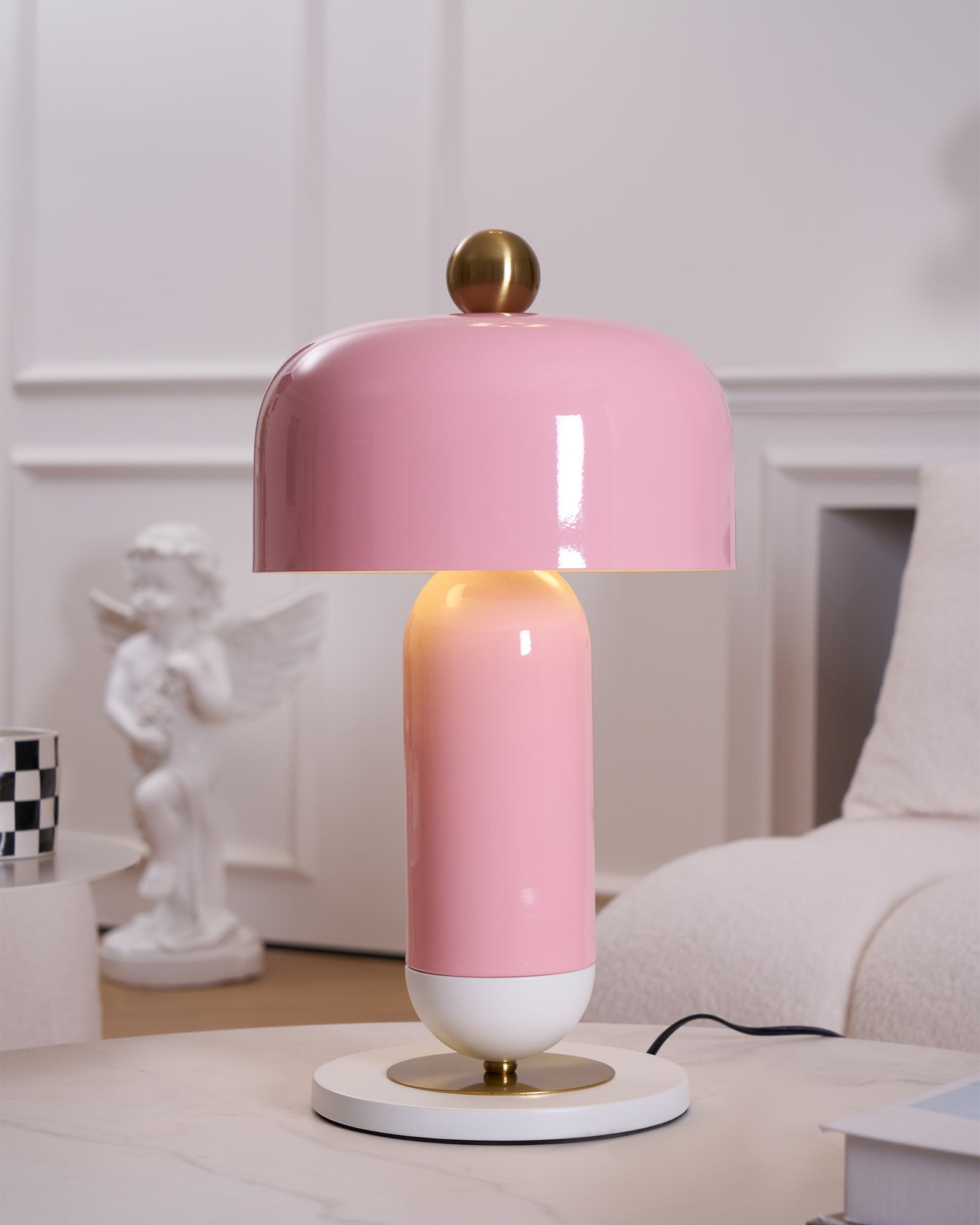 Ziora Retro Table Lamp - Neutral Decor