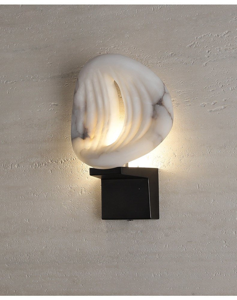 Eirion Rift Alabaster Wall Lamp