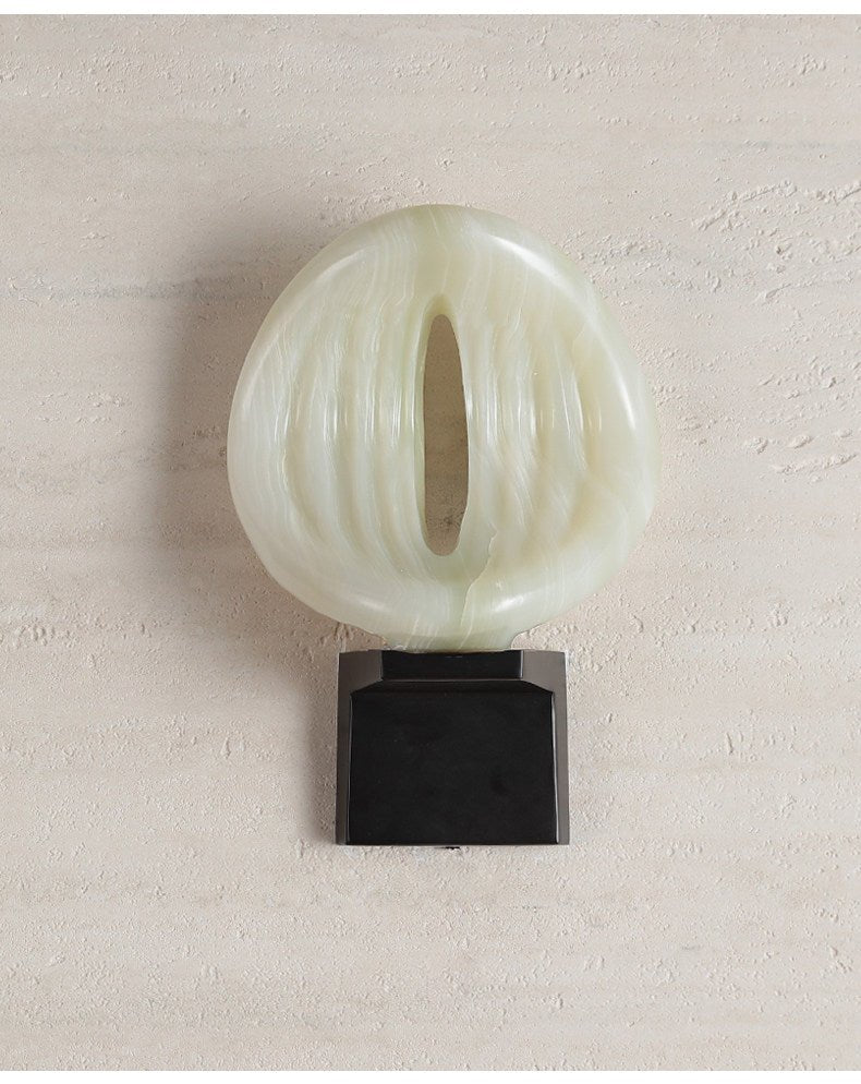 Eirion Rift Alabaster Wall Lamp