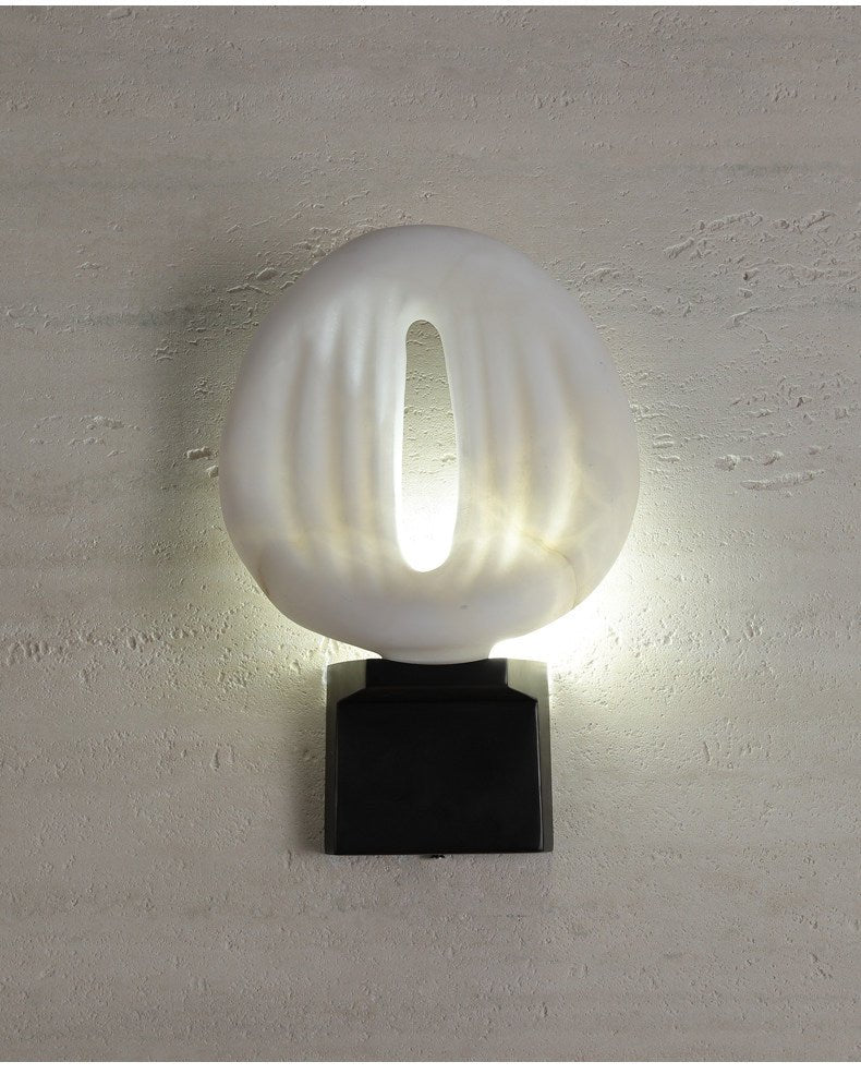 Eirion Rift Alabaster Wall Lamp