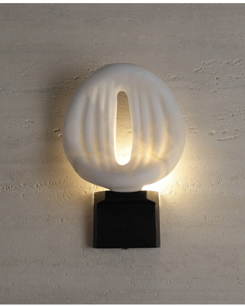 Eirion Rift Alabaster Wall Lamp