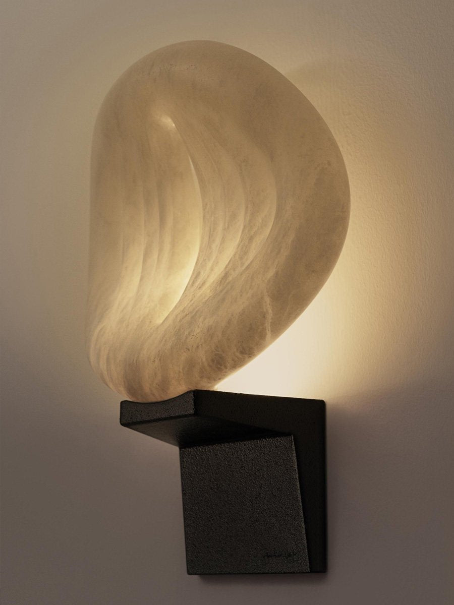 Eirion Rift Alabaster Wall Lamp