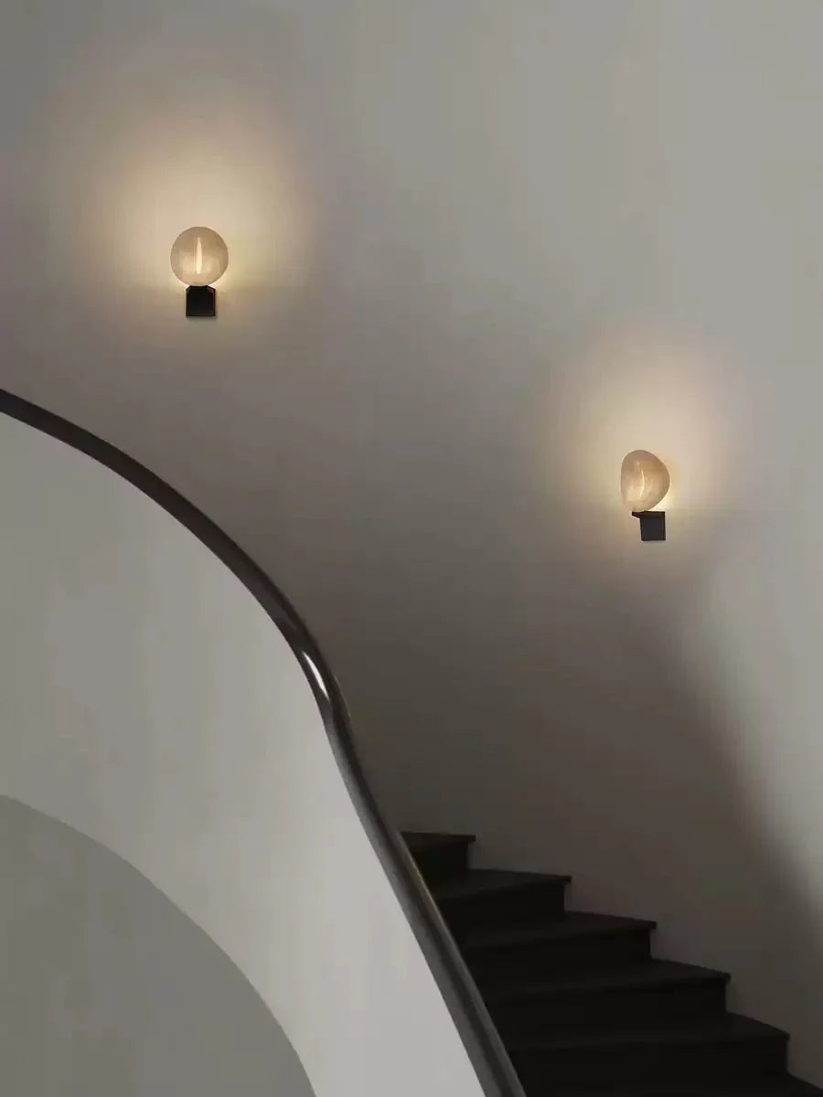 Eirion Rift Alabaster Wall Lamp