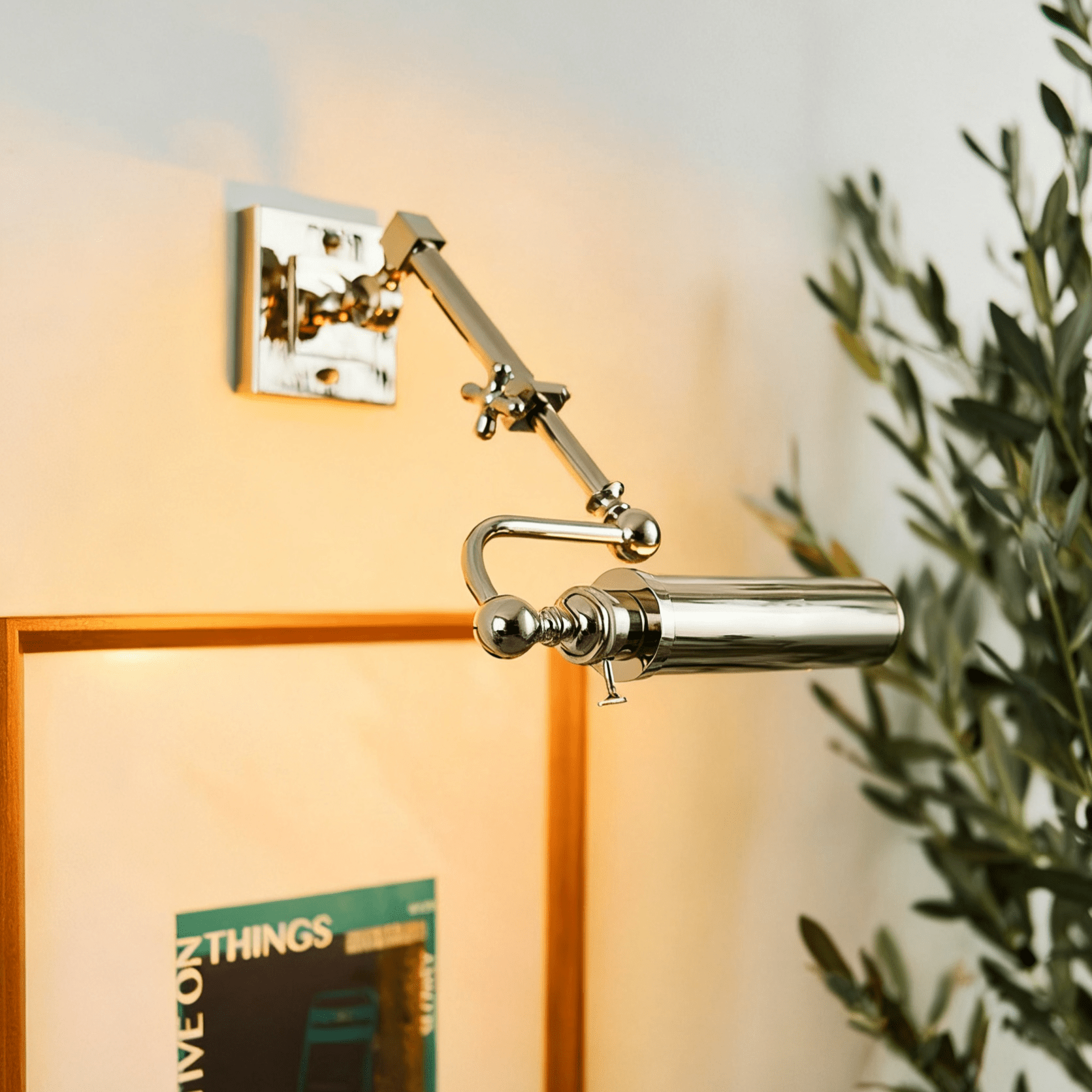 Zelm Polished Wall Sconce