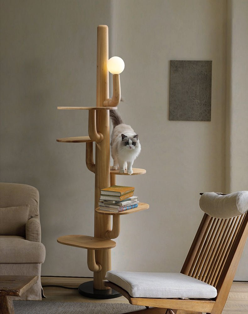 Rymb Wood Tree Floor Lamp