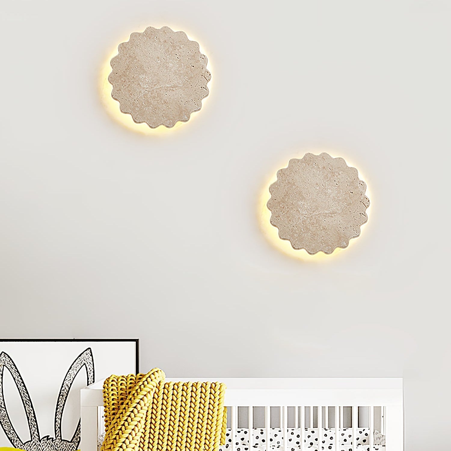 Viraanette Luna Scallop Wall Lamp