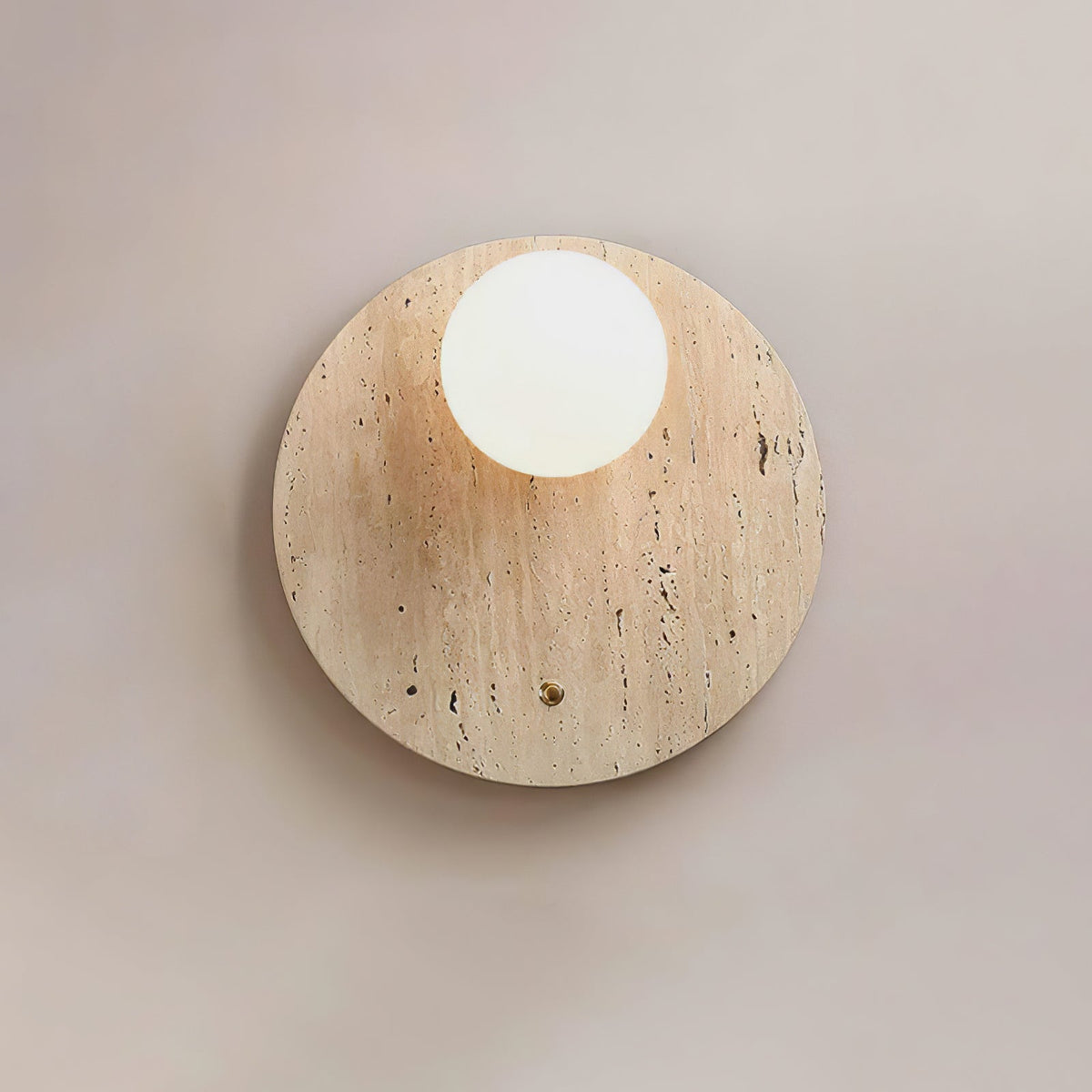 Syloryra Minimalist Travertine Wall Light