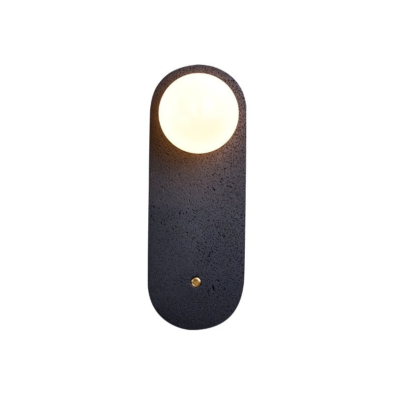 Taveella Black Travertine Hearth Sconce