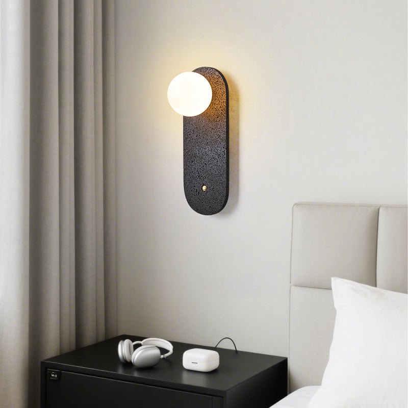 Taveella Black Travertine Hearth Sconce