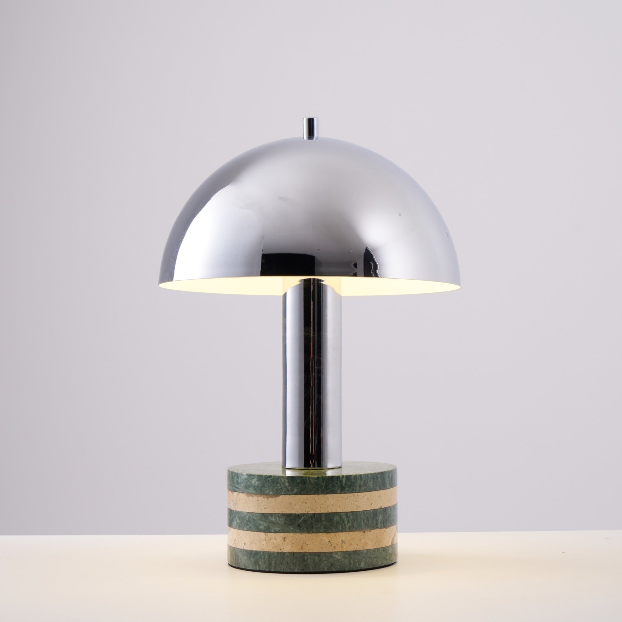 Strata Minimalist Marble Table Lamp