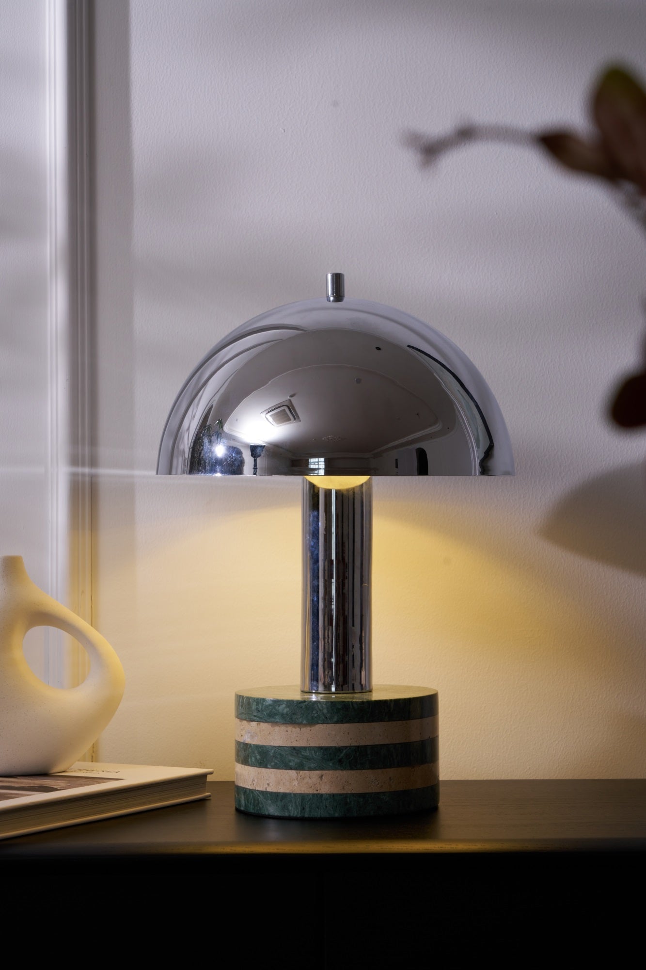 Strata Minimalist Marble Table Lamp