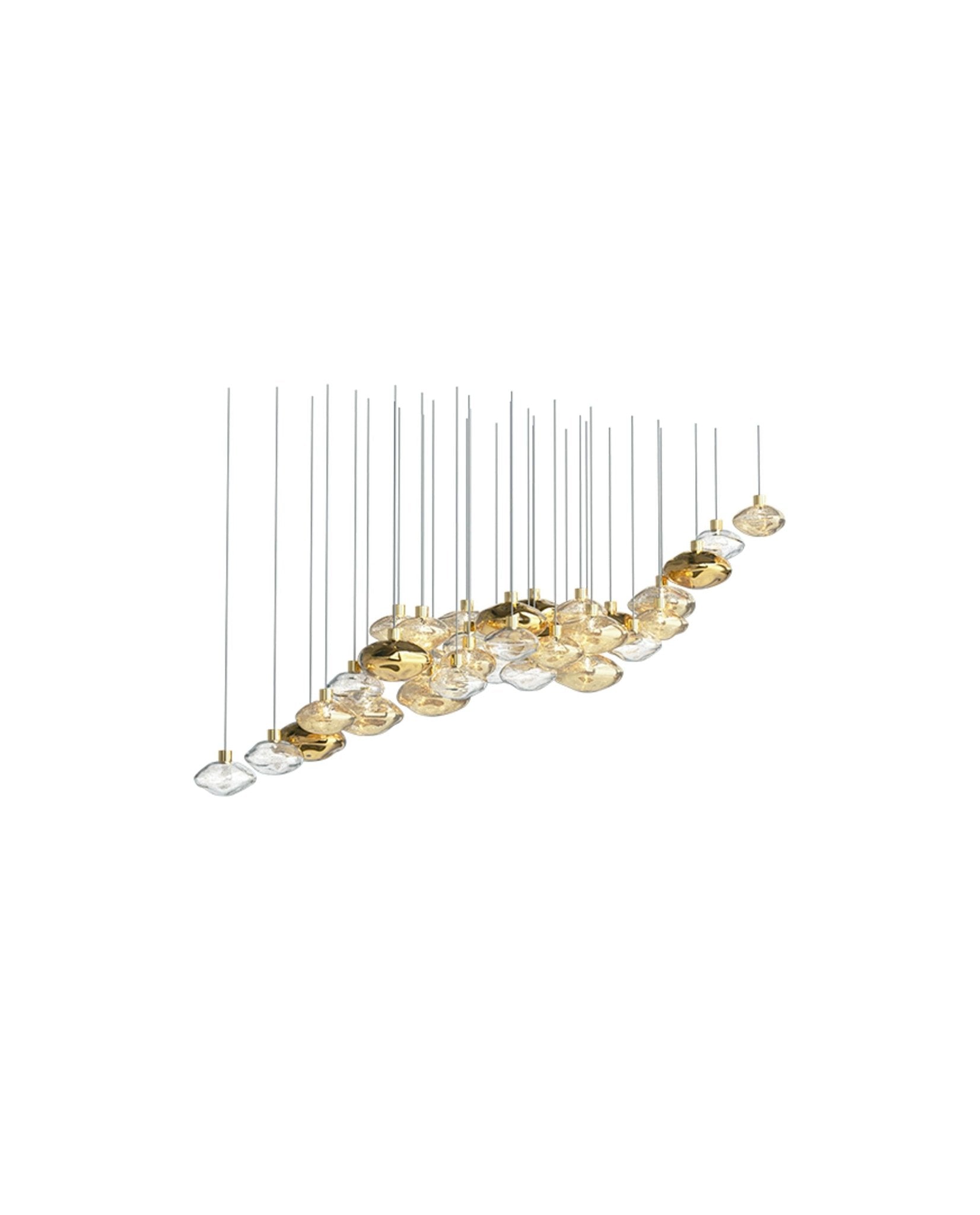 Elmarel Flowing Crystal Dining Chandelier