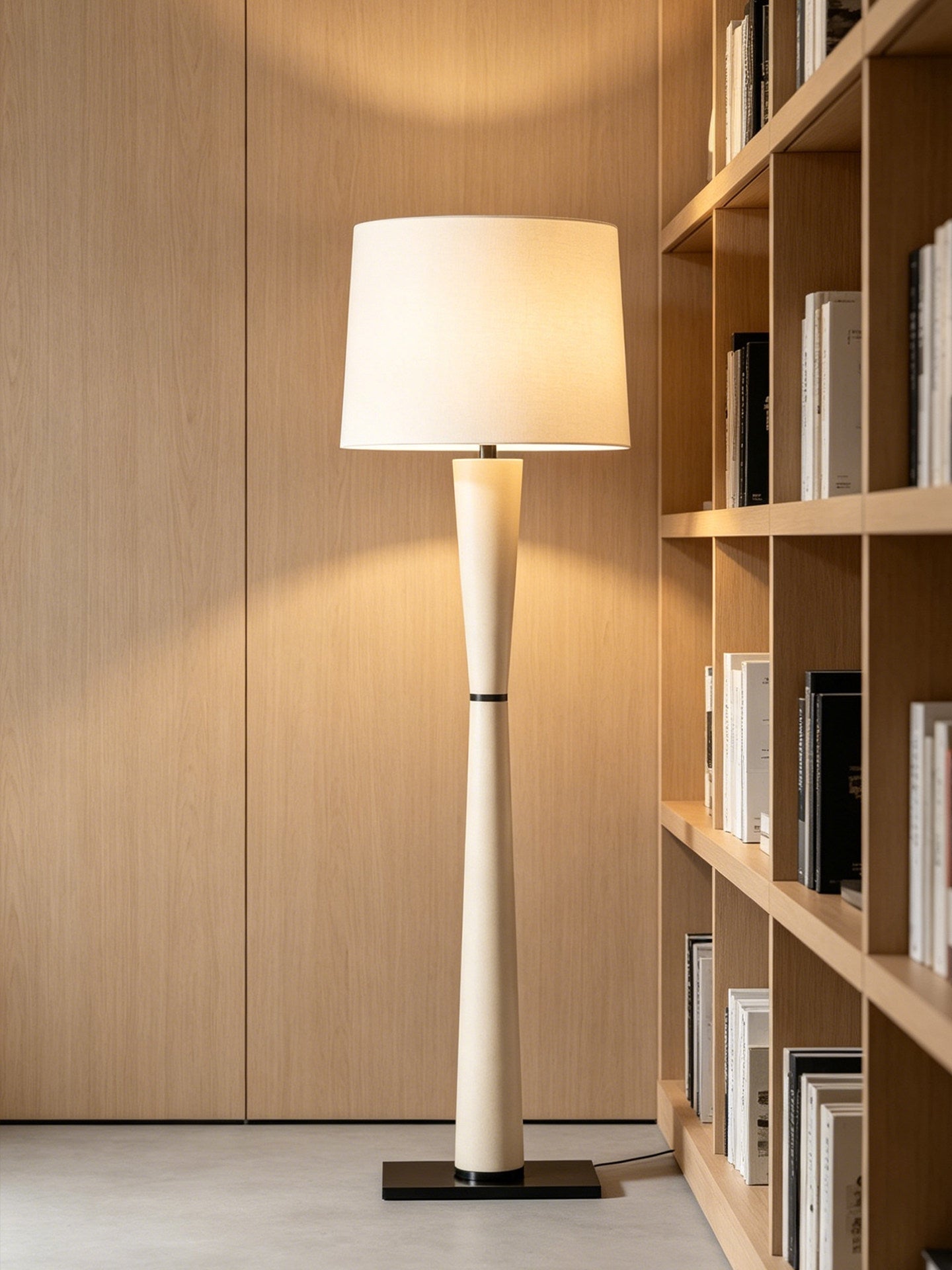 Renenelia Leather Floor Lamp