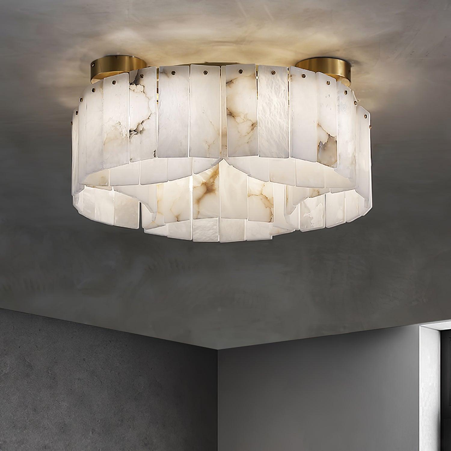 Selene Alabaster Ceiling Light