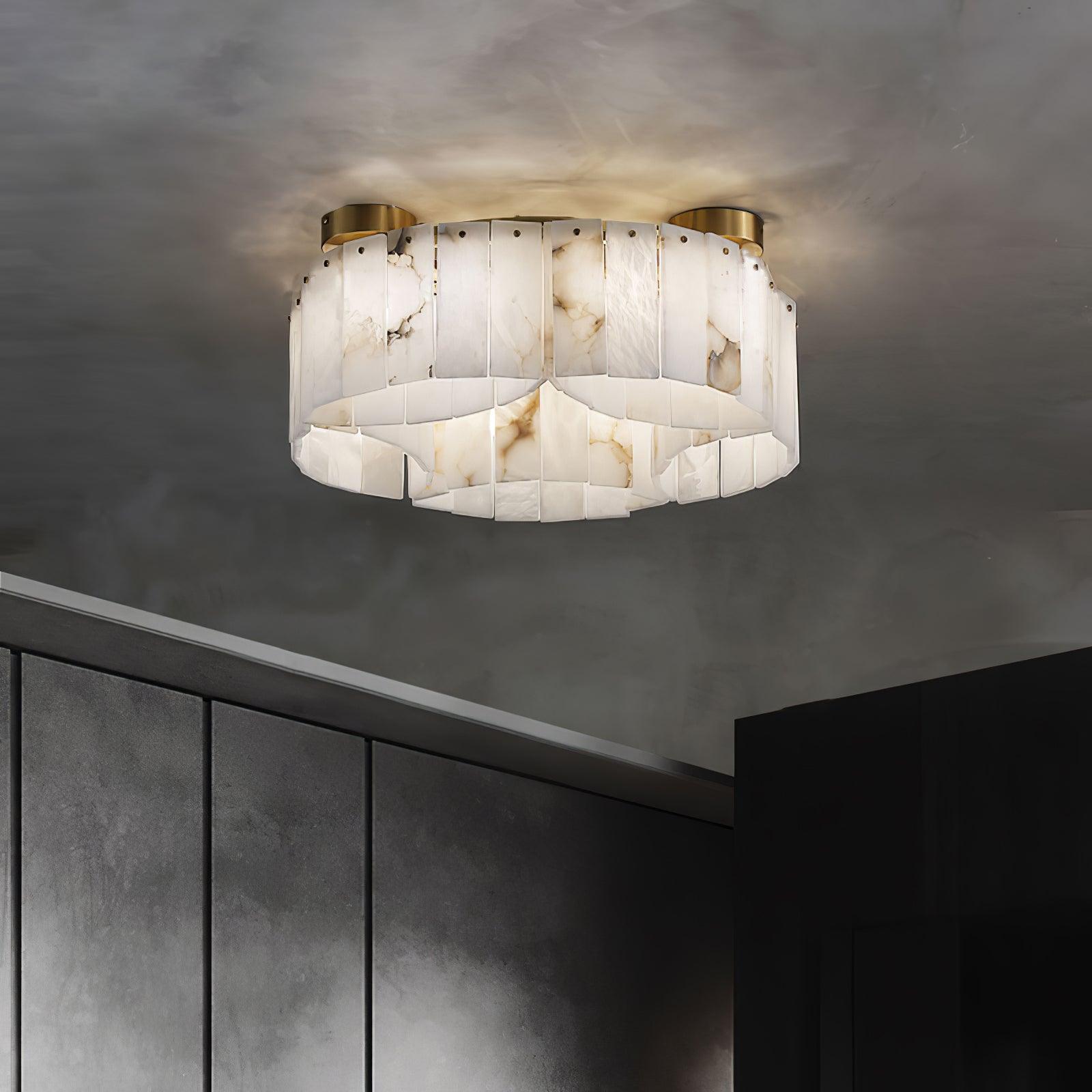 Selene Alabaster Ceiling Light