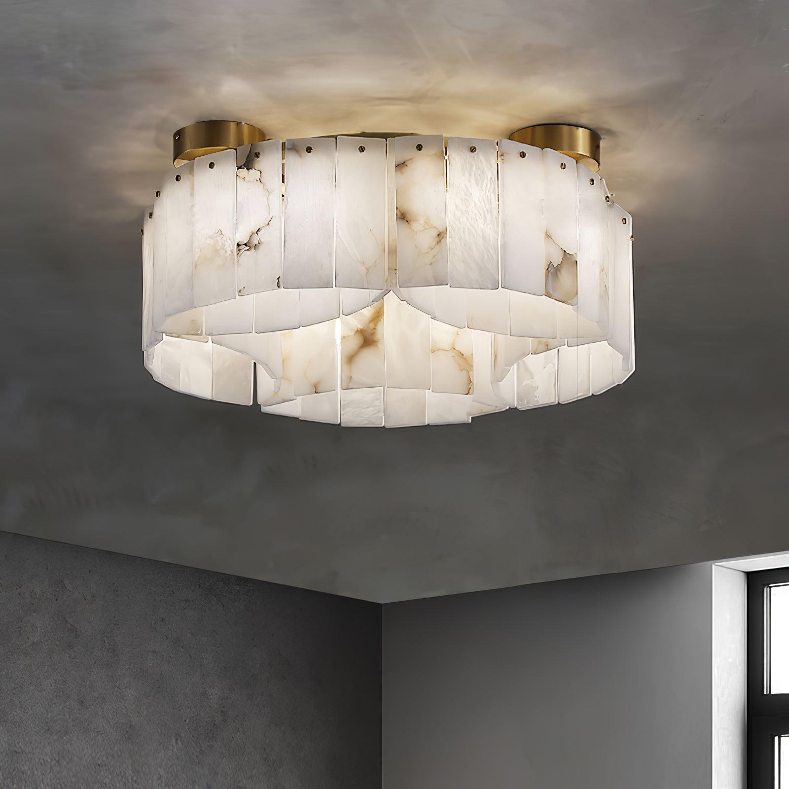 Selene Alabaster Ceiling Light