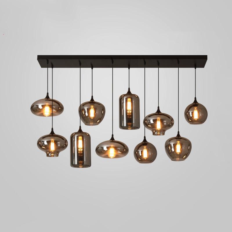 Talis Glass Industrial Chic Pendant Light