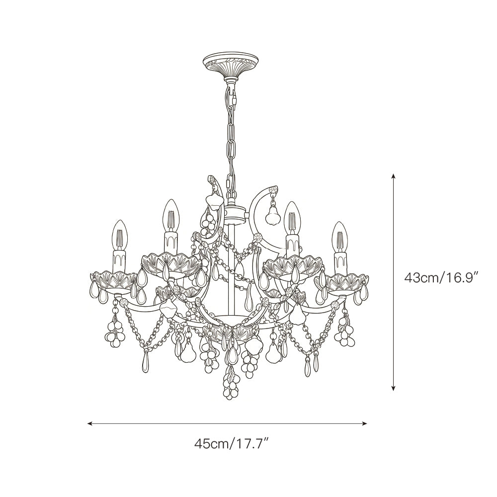 Garnet Chandelier