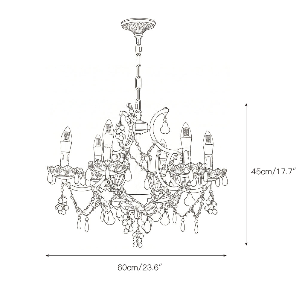 Garnet Chandelier