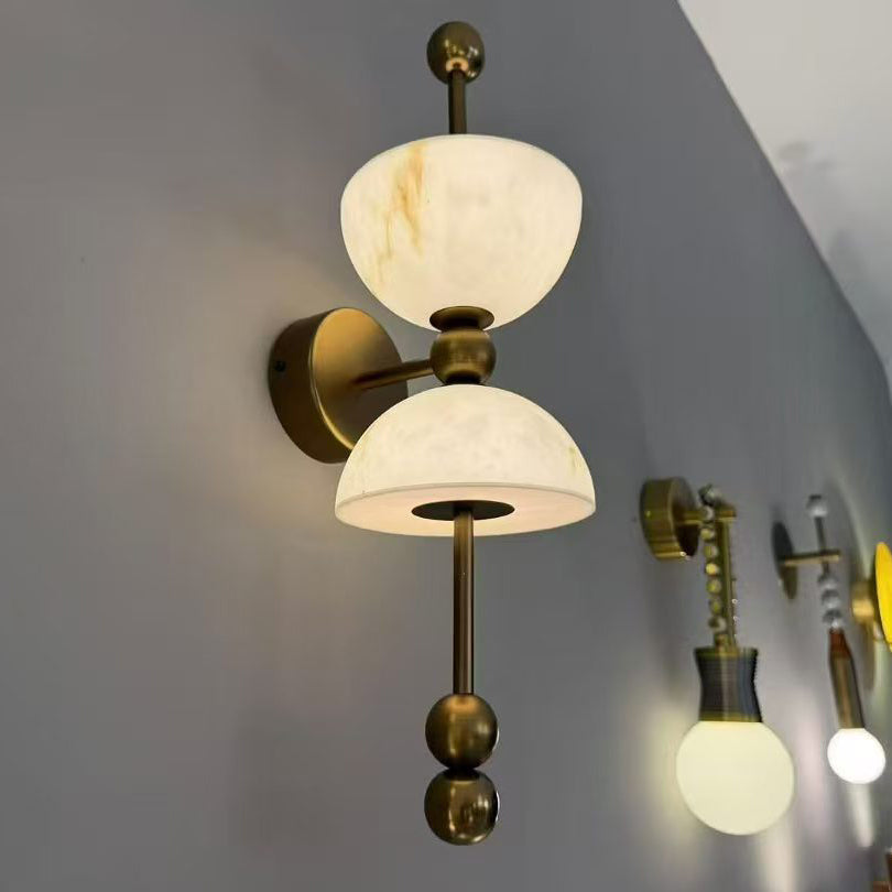 Lindenborne Alabaster Indoor Wall Light