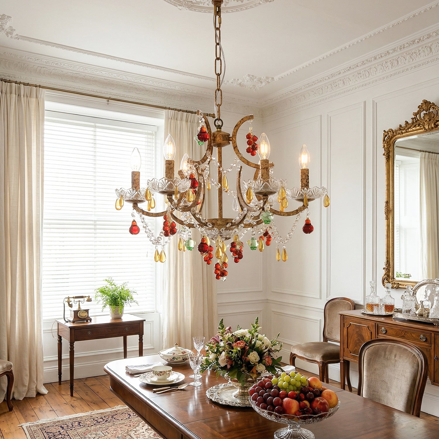 Garnet Chandelier