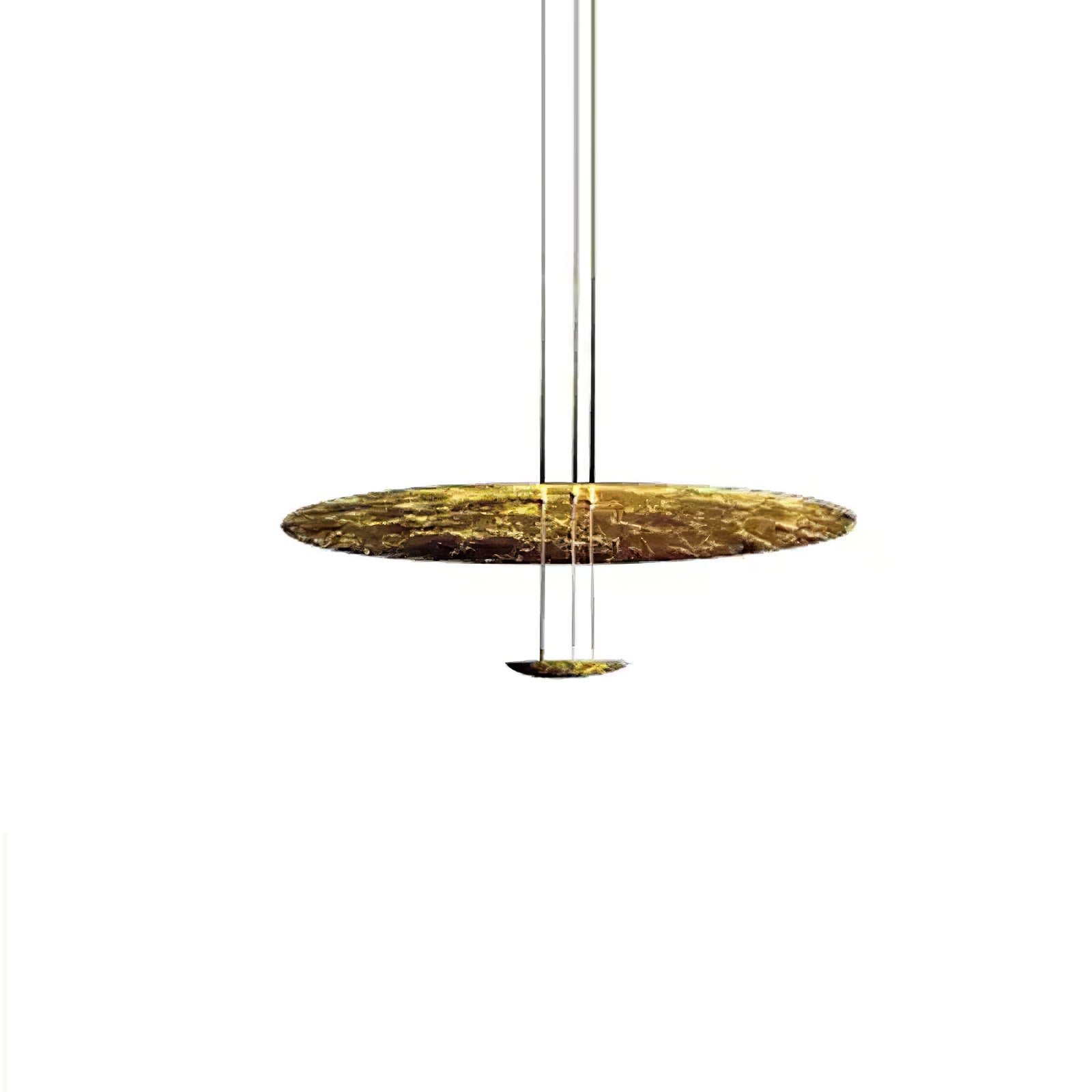 Phelion Layered Gold Foil Pendant Light