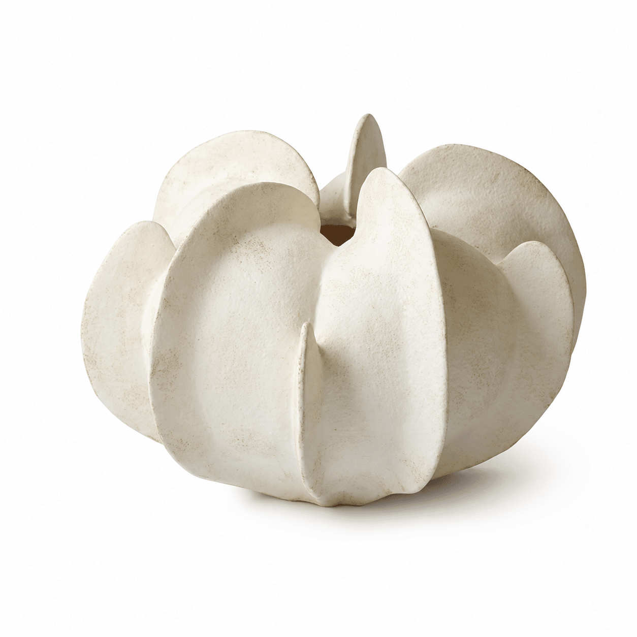 Magnolia Bloom Ceramic Sculpture Vase