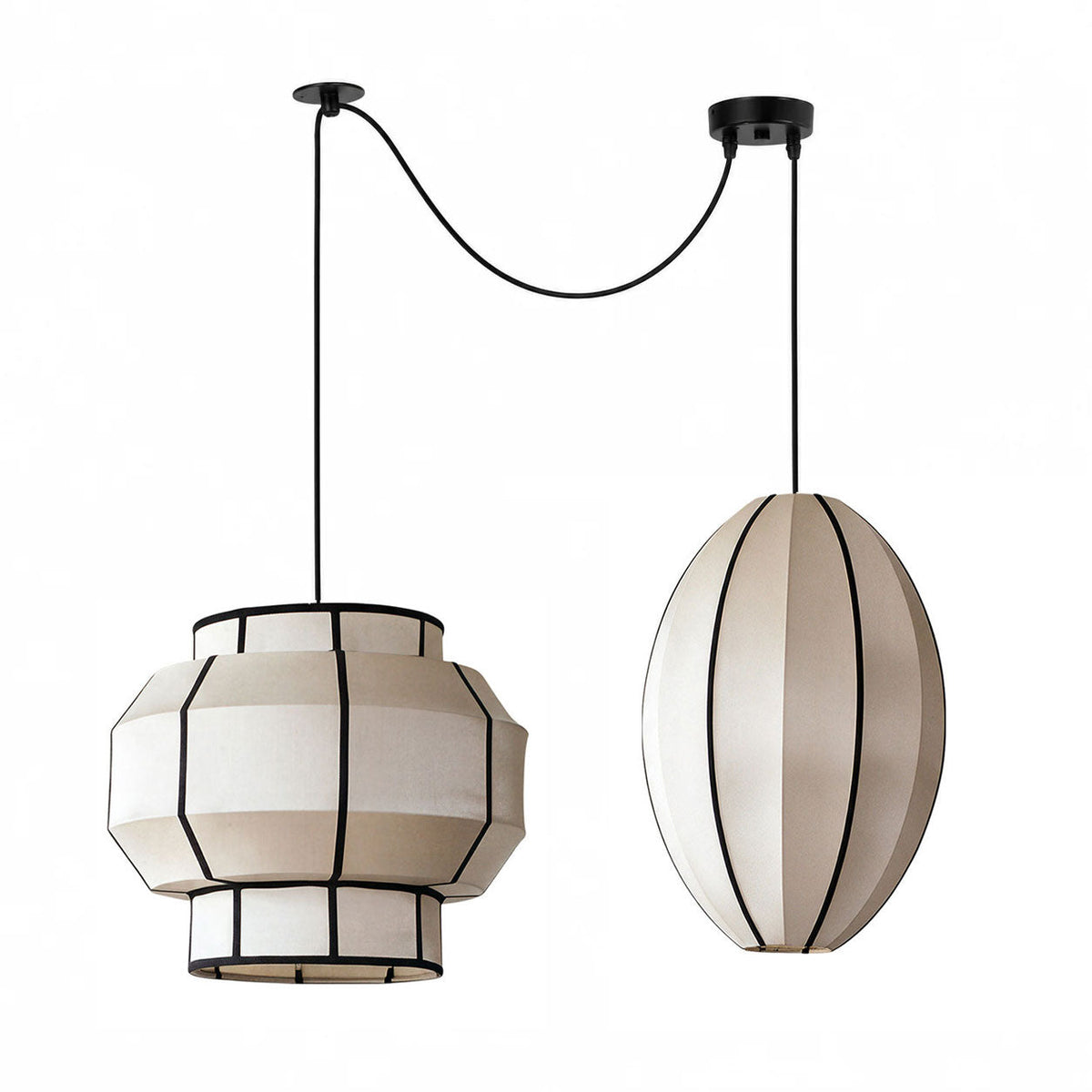 Southvale3 Fabric Pendant Lamp